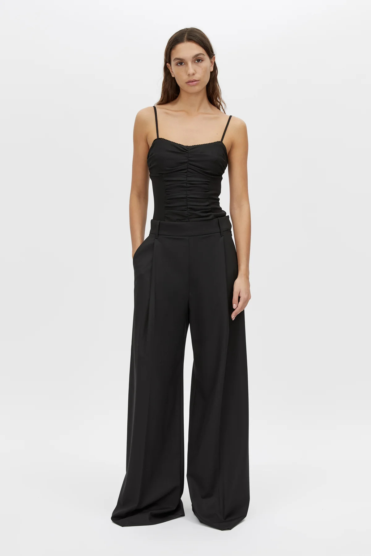 Floret Tailored Pant in Black - CAMILLA AND MARC® C&M | CAMILLA AND MARC (ANZ)