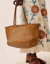 Ellyla Amora Woven Leather Tote Bag | Monsoon (UK)