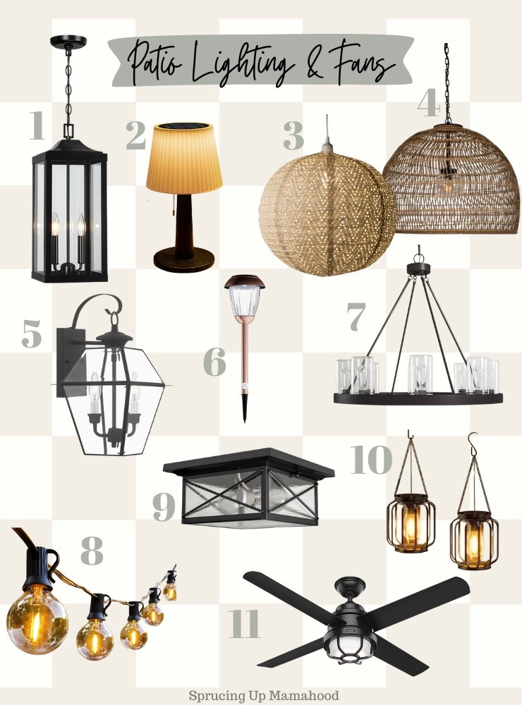 Outdoor lighting can totally transform your patio!💡 Rounded up my fave patio lighting + outdoor ceiling fan options to refresh your space this season.
#OutdoorLighting #PatioLighting #OutdoorCeilingFan #LTKhome #SprucingUpMamahood

#LTKHome