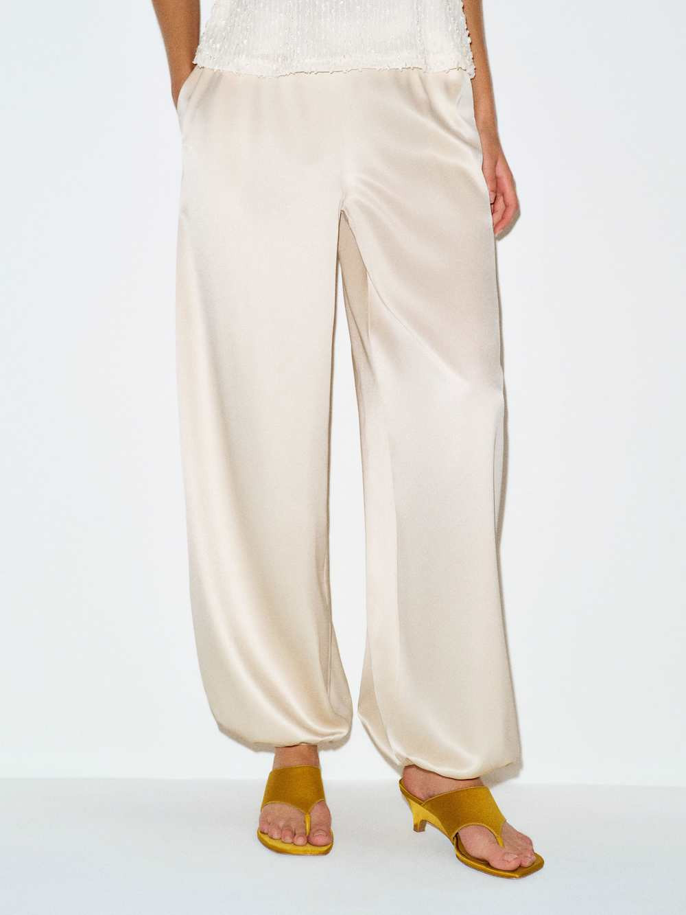 Aven Satin Pant | Reformation (Global)