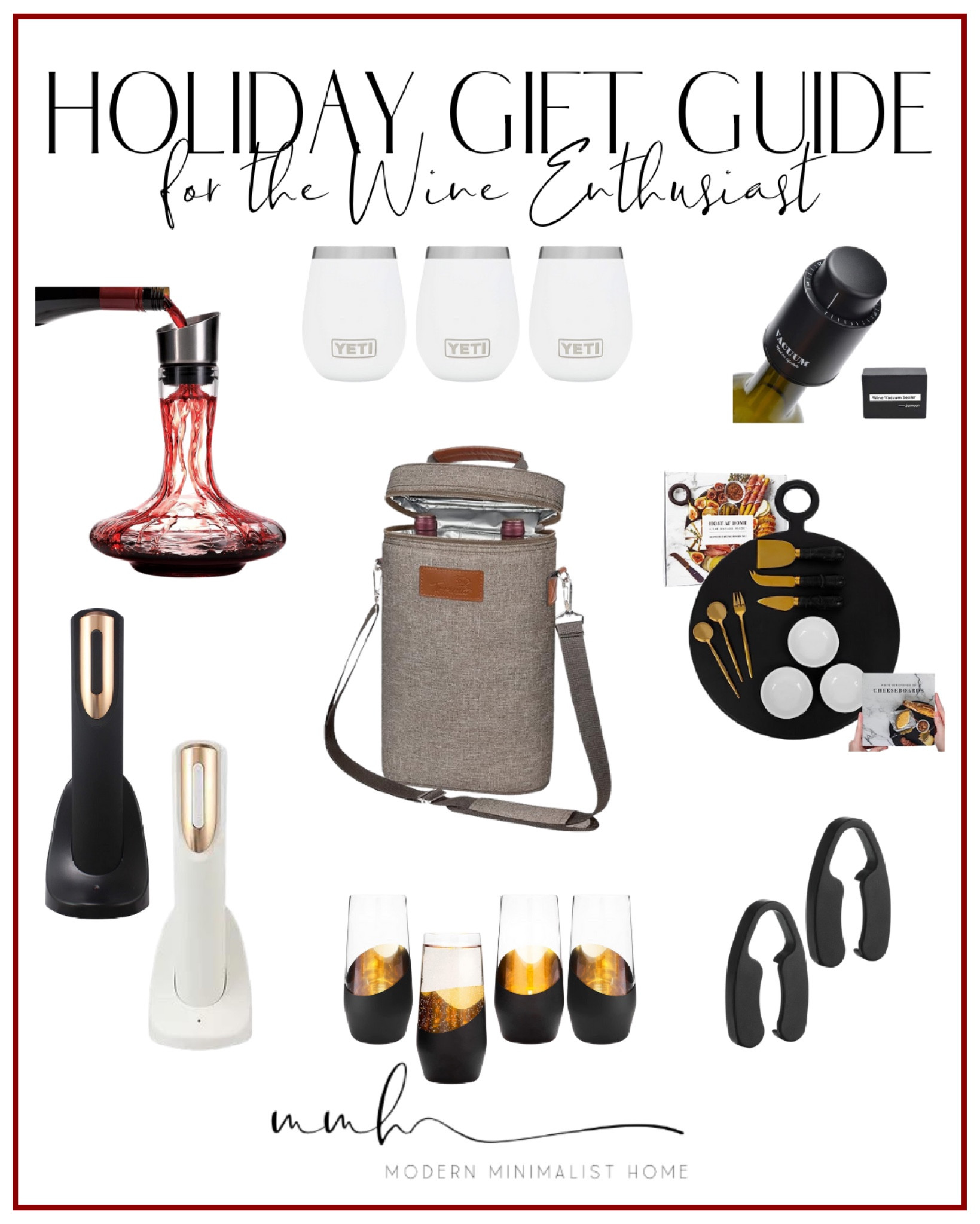 Amazon gift ideas for the wine lover.

Amazon gift guide // Amazon gift ideas
gift guide // holiday gifts // holiday gift guide // Christmas gifts // Christmas gift guide // gift guide for him // Christmas gifts for him // gifts for him// gifts for her // holiday gift guide for her // holiday gift guide for her // gift guide for her //Christmas gifts for her //

#LTKsalealert #LTKGiftGuide #LTKfindsunder50