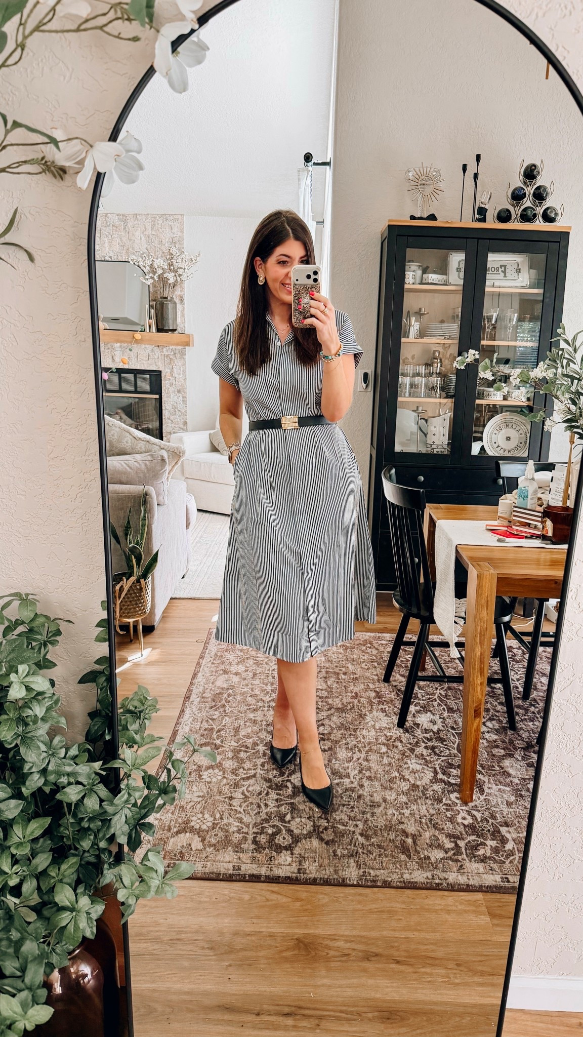 What I wore to work today
Size down in the dress!  I had a medium and exchanged for a small

#LTKWorkwear #LTKSaleAlert #LTKMidsize