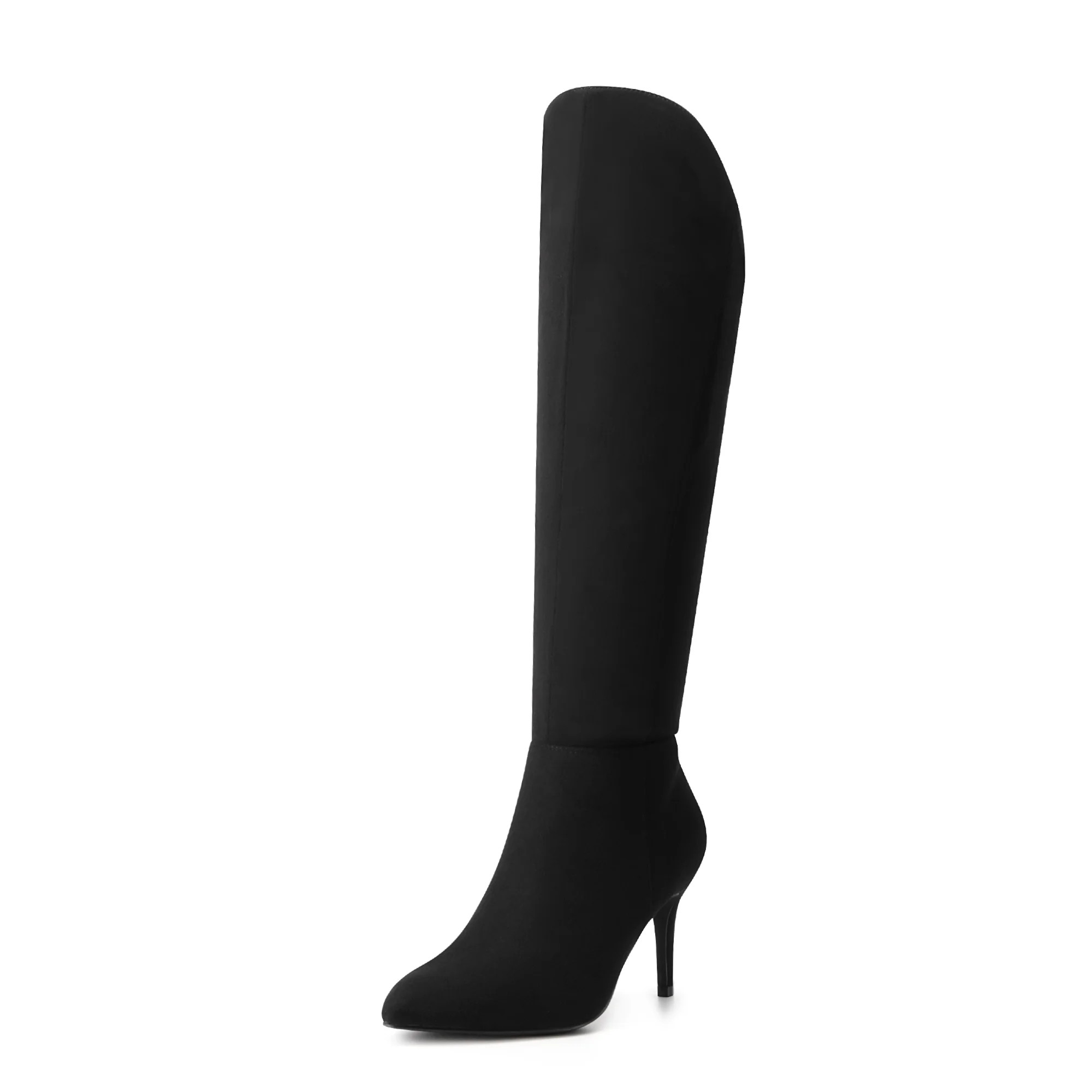 "Dream Pairs Women's Knee High Boots, Sexy Pointed Toe Zipper High Heel Boots For Women SDKB2213W... | Walmart (US)
