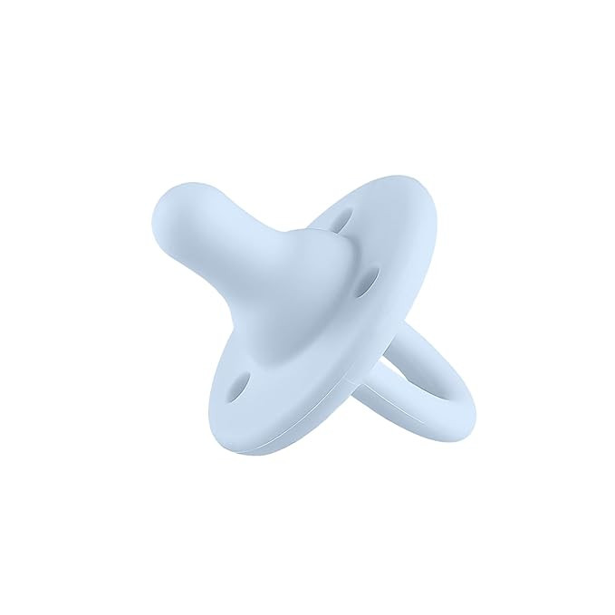 Lee Lee and Me Newborn Pacifier - Sky - 100% Medical Grade Silicone Paci - Breast-Like Nipple for... | Amazon (US)