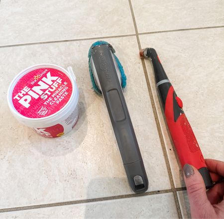 The trusted bathroom cleaning squad. Between these tools, the pink stuff, vinegar, and dish soap, cleaning is a breeze! 

#home #homemaking #cleaning #natural #safe #chemicalfree #clean #bathroom 

#LTKfamily #LTKhome #LTKbaby