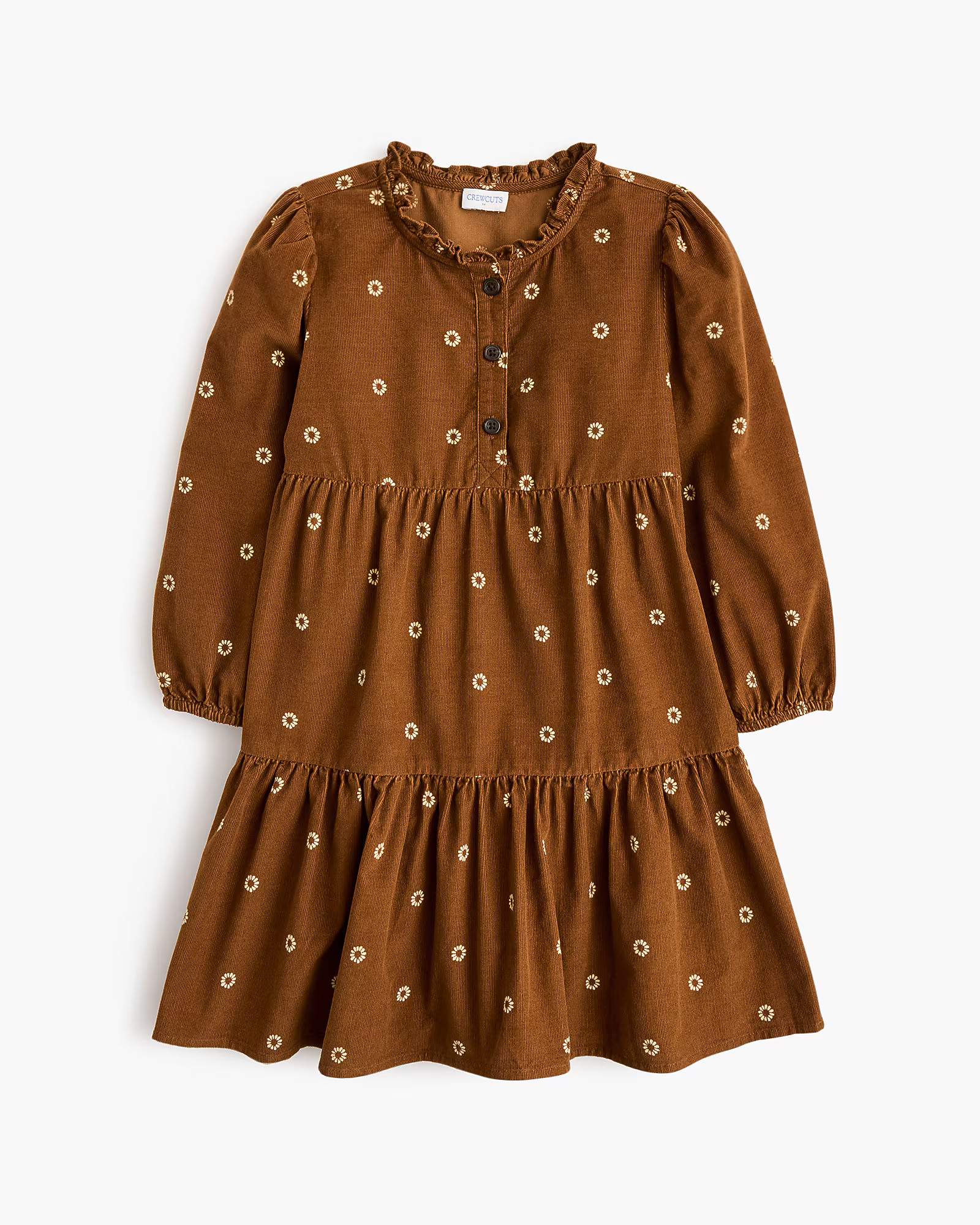 Girls' printed corduroy dress | J.Crew Factory