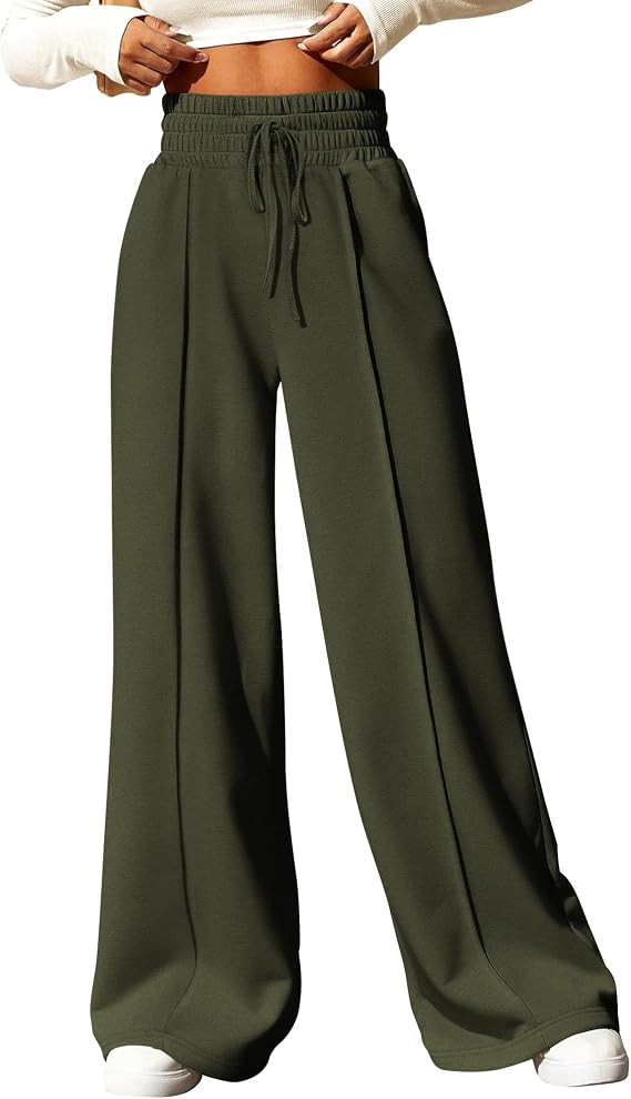 BTFBM Travel Pants Cargo Pants Wide Sweatpants Airport Outfits | Casual,Loose Fit,Solid,Comfy,Lig... | Amazon (US)