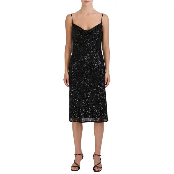 BCBG Paris Women's Sequin Slip on Dress | Walmart (US)