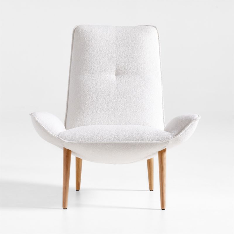 Cova Mid-Century Wing Chair + Reviews | Crate & Barrel | Crate & Barrel