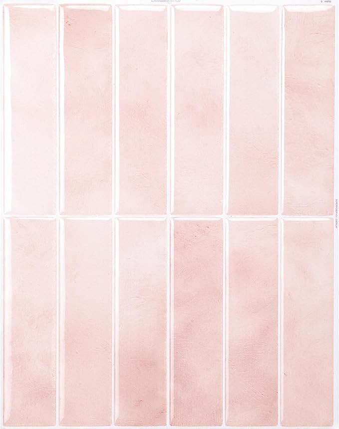 SMART TILES Peel and Stick Backsplash - 5 Sheets of 11.43" x 9" - 3D Adhesive Peel and Stick Tile... | Amazon (US)