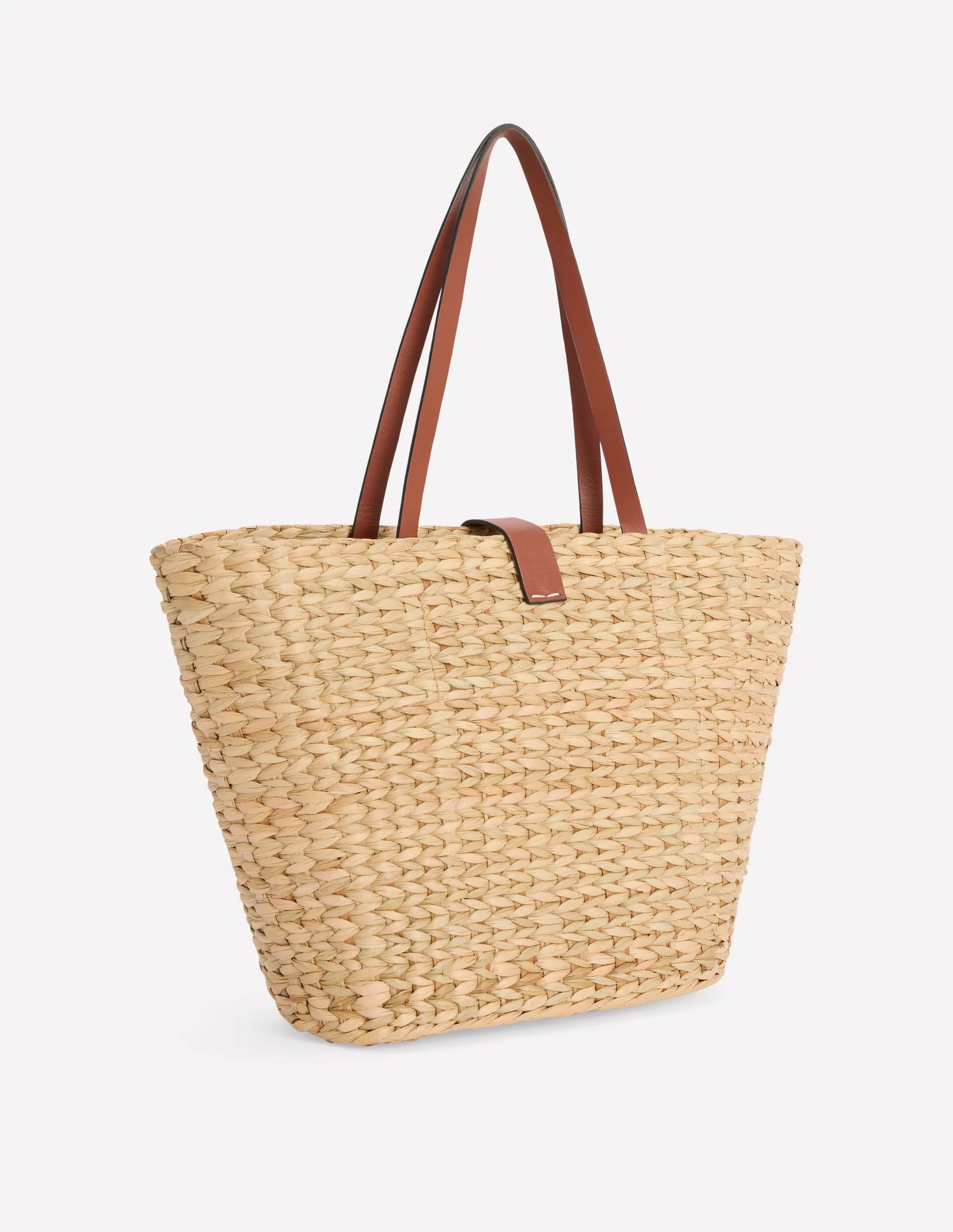 Buckle Tote-Natural Raffia | Boden UK
