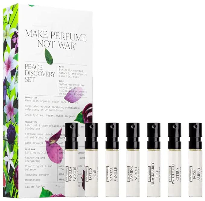 The 7 Virtues Peace Perfume Discovery Set, Clear (QMBP693) | Amazon (US)