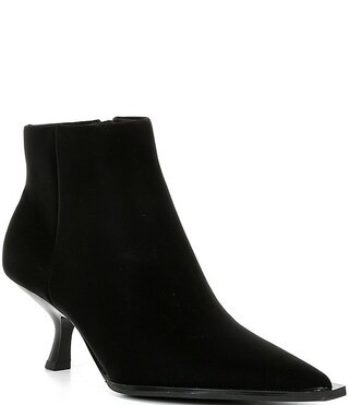 Antonio Melani Sterling Velvet Nappa Leather Dress Booties | Dillard's | Dillard's