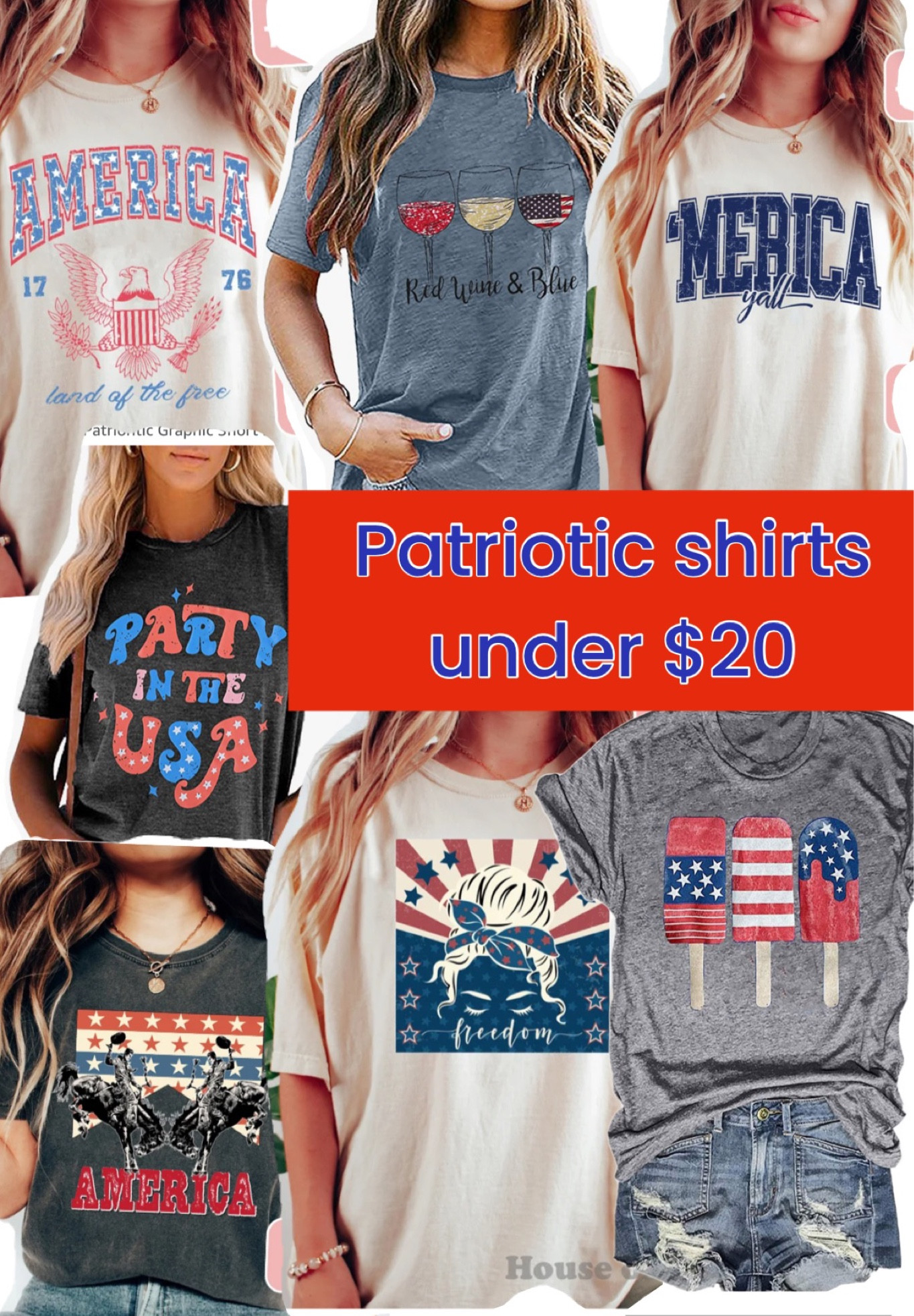 cute patriotic shirts for women