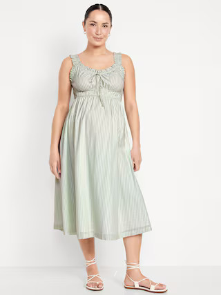 Maternity Sleeveless Fit & Flare Dress | Old Navy (US)