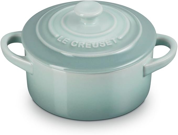 Le Creuset Stoneware Mini Round Cocotte, 8 oz., Sea Salt | Amazon (US)