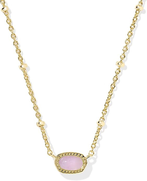 Kendra Scott Mini Elisa 14k Gold-Plated Satellite Short Pendant Necklace, Fashion Jewelry for Wom... | Amazon (US)