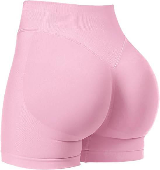 VOYJOY Women Workout Impact Shorts 3.6"/ 4.5"/ 6" Scrunch Butt Lifting Gym Seamless Booty Biker S... | Amazon (US)