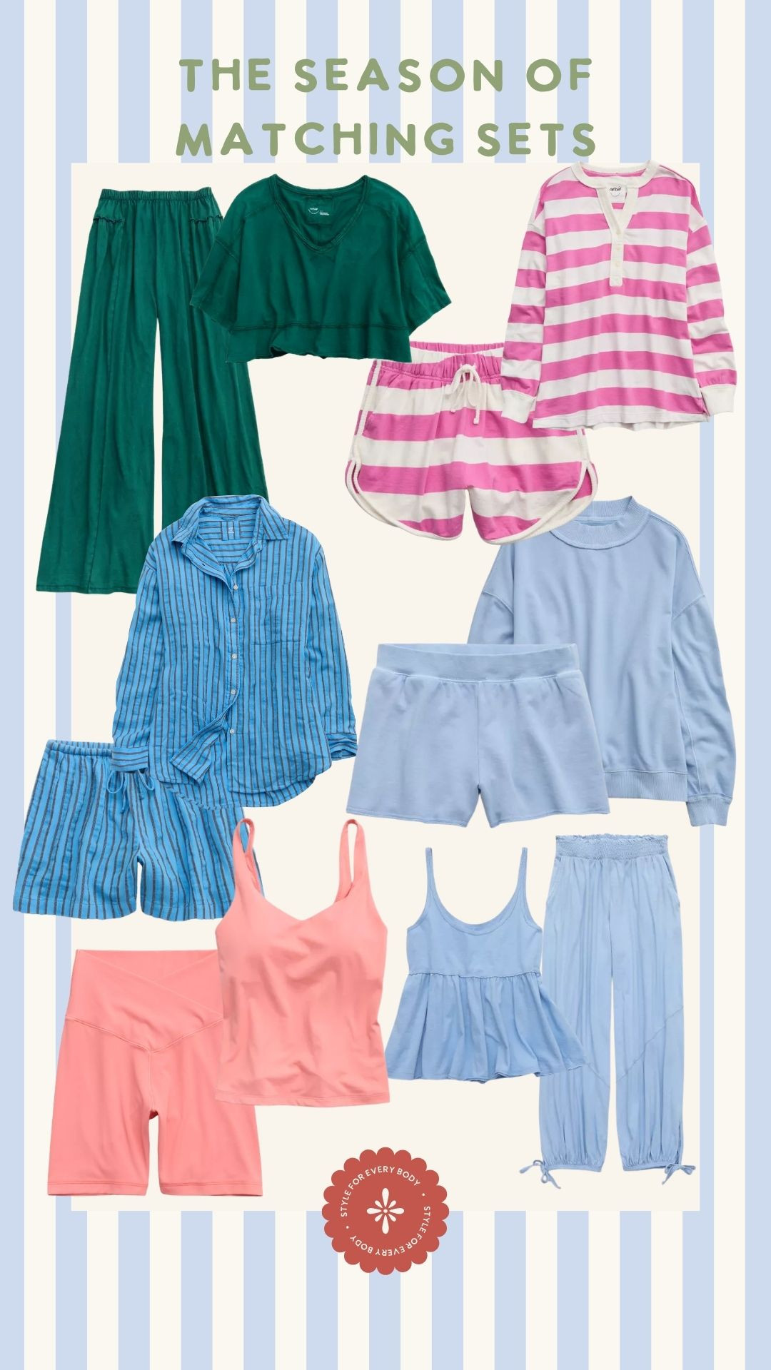 The cutest matching sets for the spring and summer!  

 #LTKdayinmylife #LTKootd #LTKmomlife