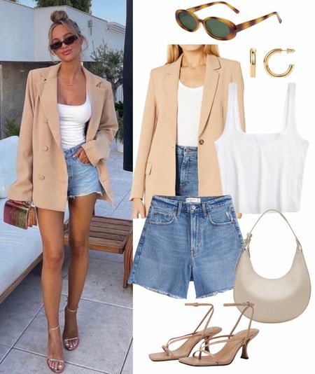 Neutral Spring Outfit
Blazer outfit
Dressy casual
Elevated casual
Old money style 


#LTKmidsize #LTKfindsunder50 #LTKSeasonal