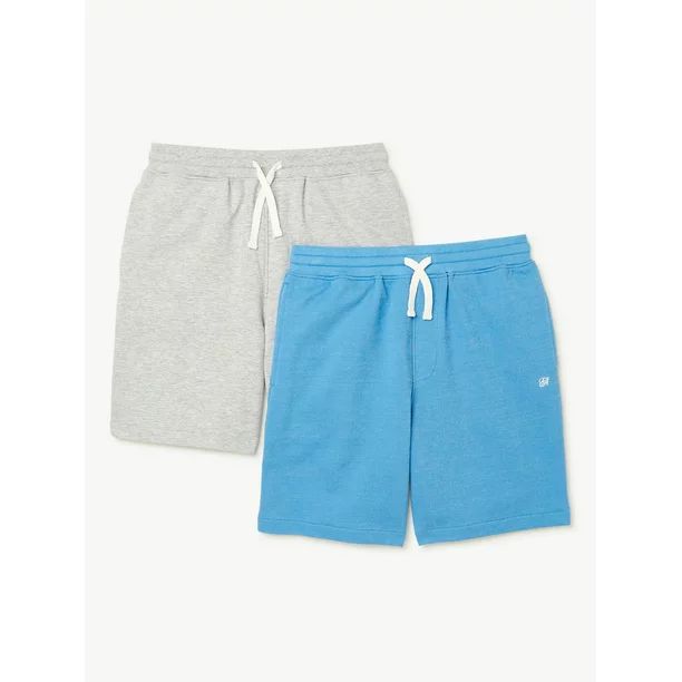 Free Assembly French Terry Shorts, 2-Pack, Sizes 4-18 - Walmart.com | Walmart (US)