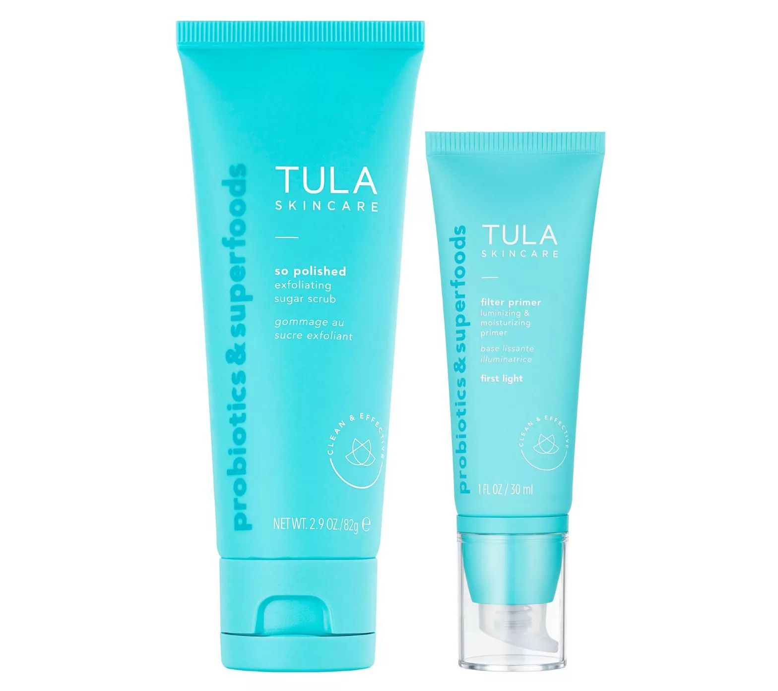 TULA Polished & Primed Skincare Set | QVC