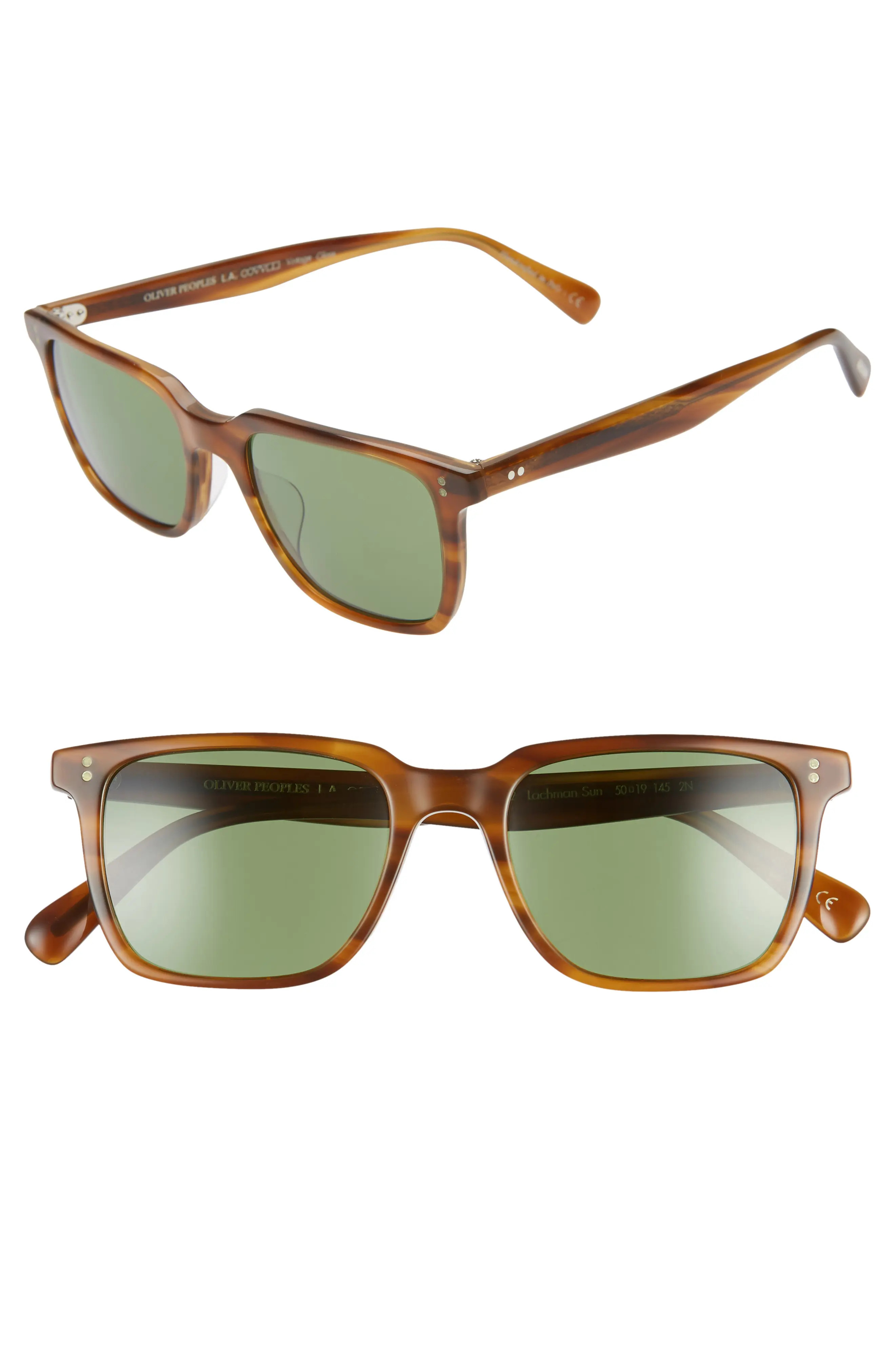 Men's Oliver Peoples Lachman 50mm Sunglasses - Raintree | Nordstrom