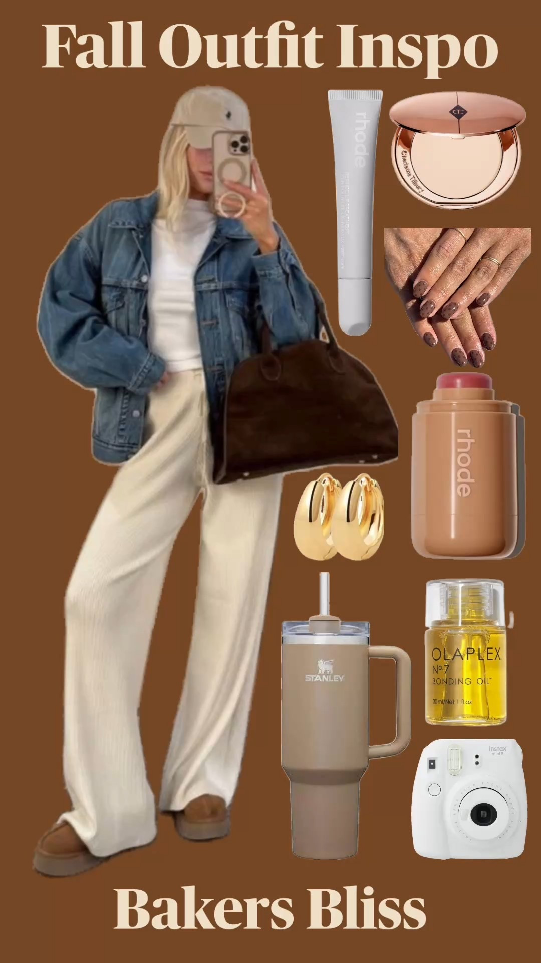 Off duty fall vibes 🤎✨ Cozy meets chic in the best way 🥰Perfect for travel days, coffee runs, or lounging after Thanksgiving dinner ☕🍂 fall loungewear outfit | casual fall outfit | ugg tazz outfit | cozy travel outfit | cream lounge set | denim jacket outfit ideas | neutral fall style | chic casual look | fall outfit inspo | thanksgiving travel outfit | elevated casual outfit | cozy girl aesthetic | fall fashion trends 2025 | off-duty fall look | neutral outfit ideas for fall | fall outfit graphic

#LTKStyleTip #LTKMidsize #LTKSaleAlert