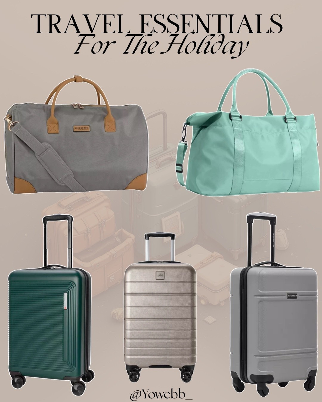 Grab these travel essentials while they’re on sale! Your future self will thank you.☺️ 
#travelBags #MustHaves


#LTKFindsUnder100 #LTKSaleAlert #LTKCyberWeek