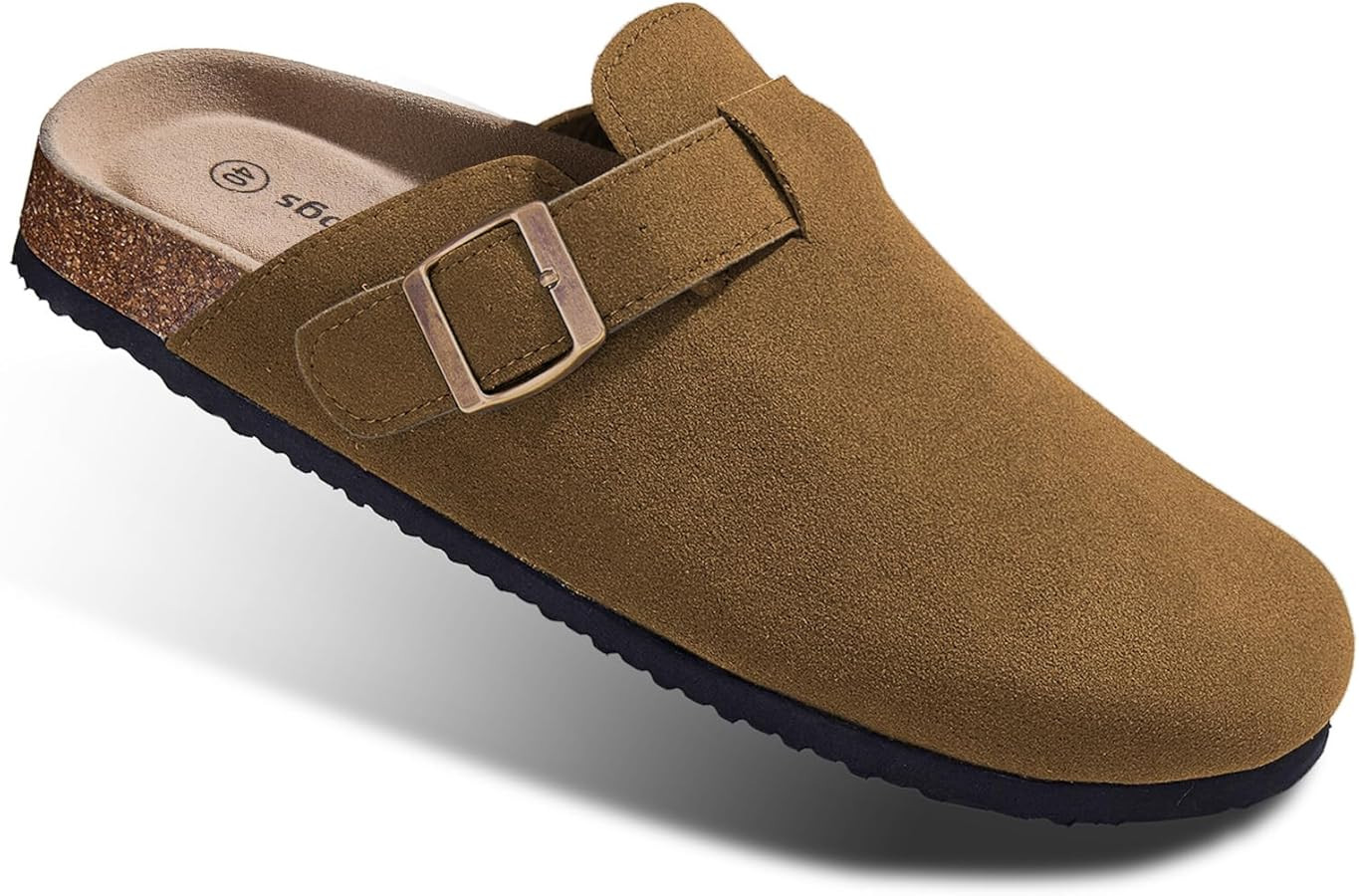 BULLIANT Comfort Clogs Slippers Sandals Nurse Work Shoes Unisex for Men Women with Cushioned Cork... | Amazon (US)