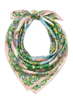kate spade new york Women's Springtime Gardens Silk Square Scarf | Belk