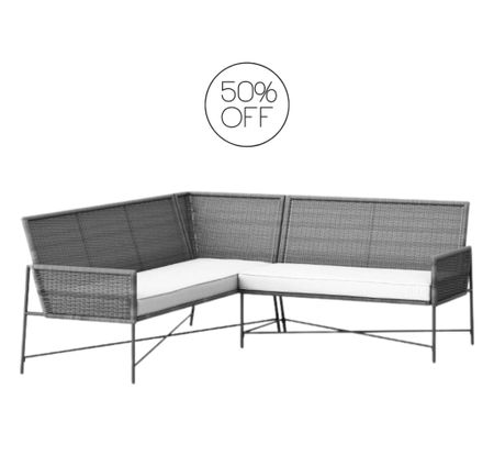 Outdoor sectional is half price! This is an amazing deal. Matching pieces to this style! Get them before they sell out!

Outdoor furniture sale, patio furniture sale, patio furniture, outdoor sectional, wicker sectional, half off, spring sale, outdoor sofas, outdoor designs, patio designs

#LTKSeasonal #LTKsalealert #LTKhome
