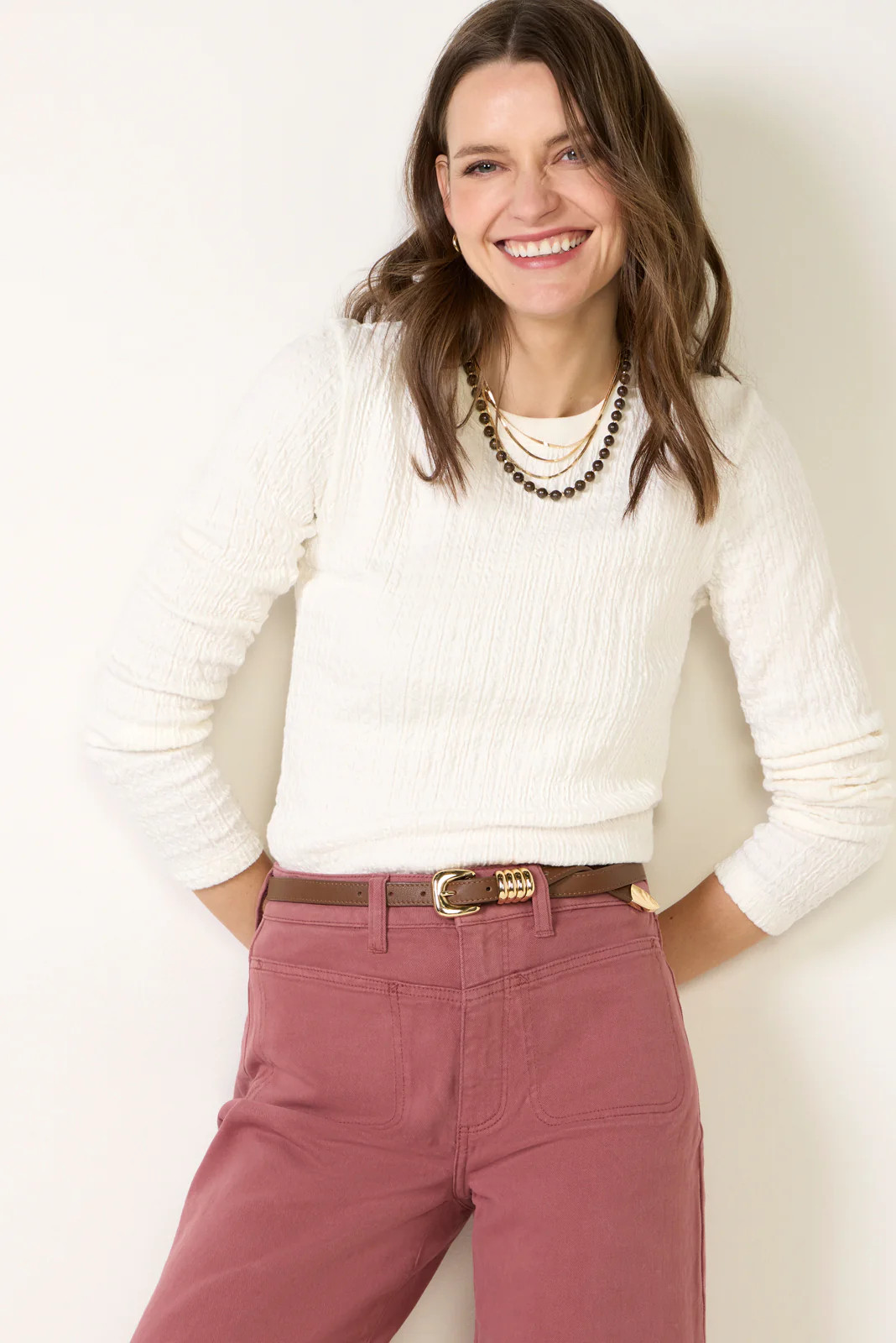 Romi Long Sleeve Top | Evereve