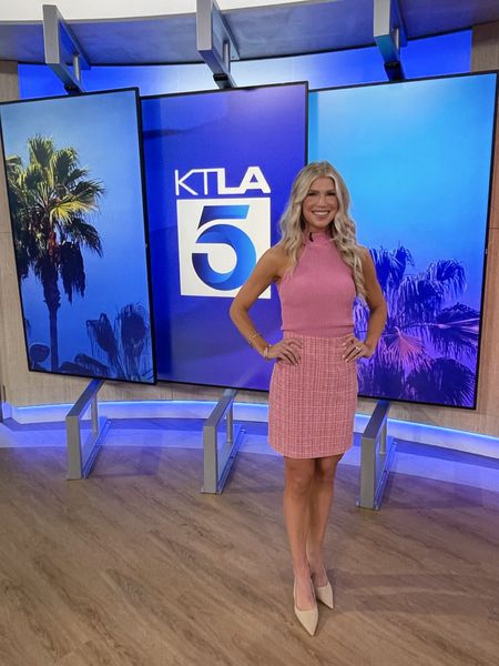 What I wore on TV! The perfect spring work outfit. I’m so happy about all the tweed in stores now 🤗💖

#LTKsalealert #LTKSeasonal #LTKworkwear