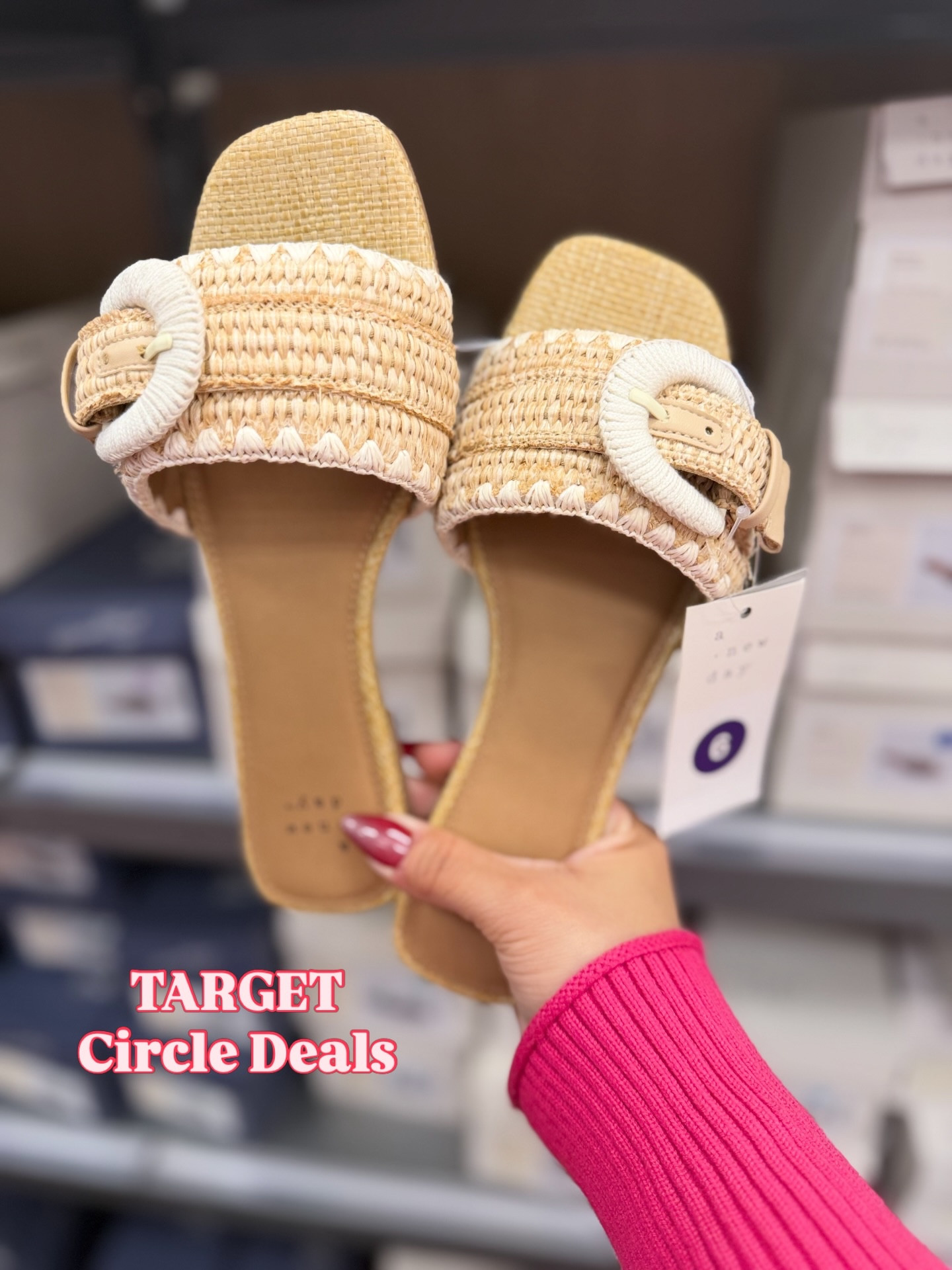 Target Sandals on 40% OFF now! 
Target, Shoes, Circle Deals, Target Finds, Target Haul
#target #sandals #shoes #deals #fashion