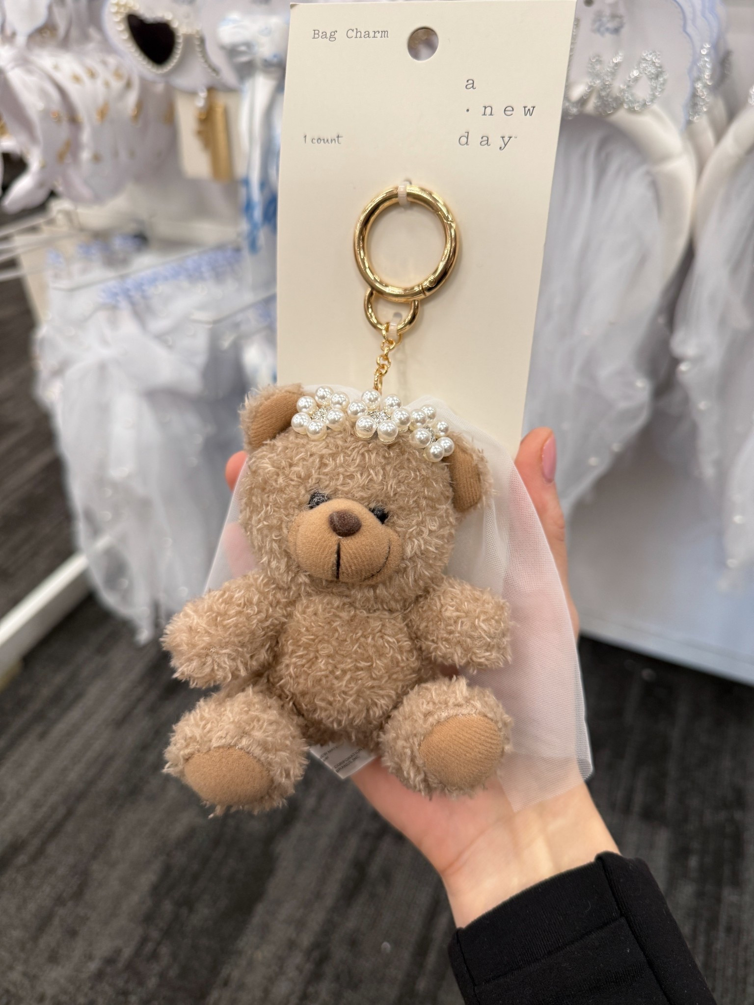 Teddy bear bride keychain 

#LTKSeasonal #LTKWedding