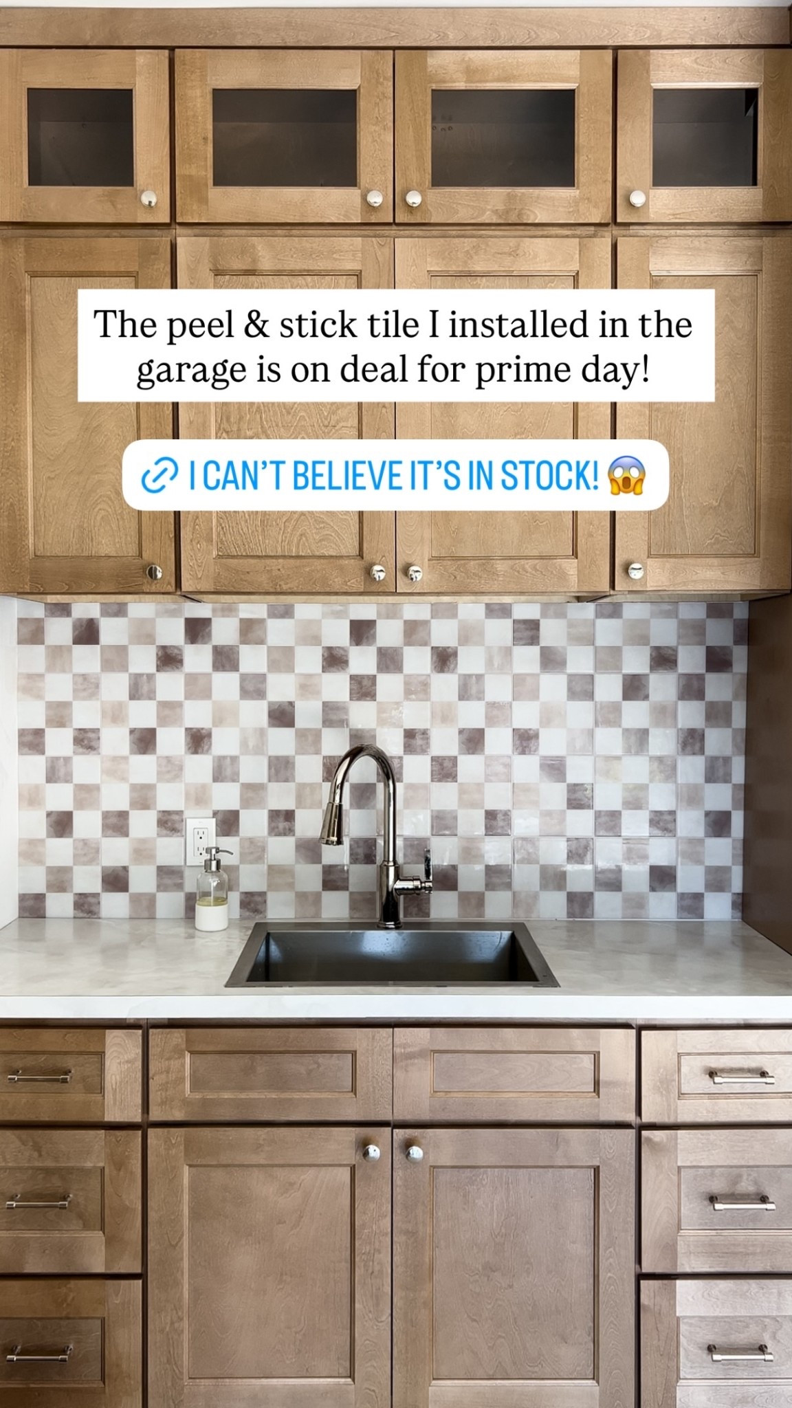The peel & stick tile I installed in the garage is on deal for prime day!

#LTKFindsUnder50 #LTKHome