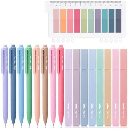 Mr. Pen Aesthetic Bible Highlighter and Pen Set, 16 Pack, 200 Sheets Transparent Sticky Tabs, No ... | Amazon (US)