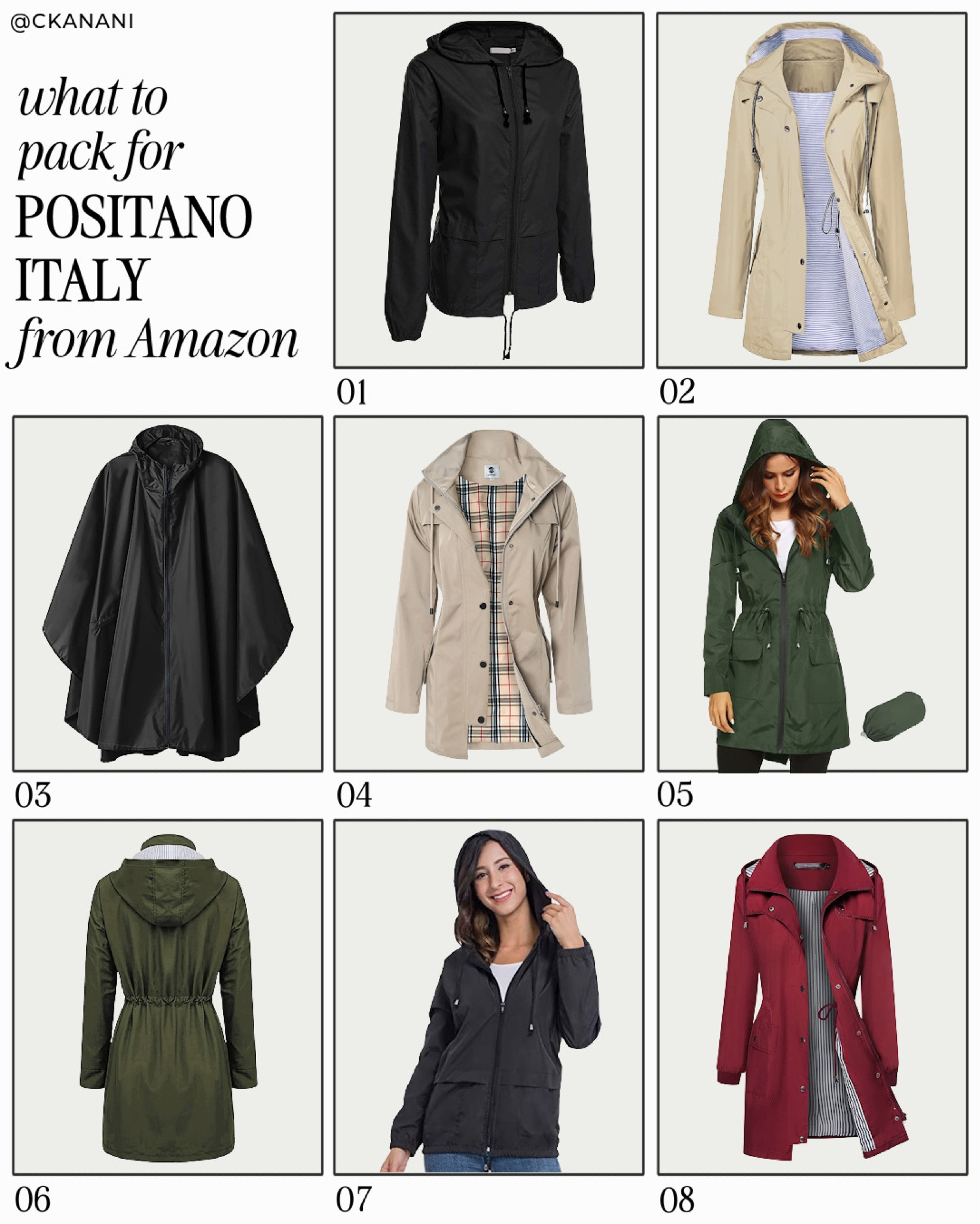 Italy outfits
Positano outfits
Positano rain jackets
Italy rain jackets
Amazon travel essentials
Amazon travel must haves 
Amazon travel outfits
Italy outfits summer
Italy vacation outfits
Italian summer outfits
Italy packing list
Travel outfit
Europe outfits
European summer outfit
Europe packing list
Europe travel outfits
Europe outfits summer
Outfits to wear in Amalfi Coast
What to wear in Amalfi Coast
Amalfi Coast outfit ideas
Things to wear Amalfi Coast
Outfits to wear in Italy summer
What to wear in Italy
Amalfi Coast aesthetic
Positano aesthetic

#LTKtravel #LTKstyletip #LTKunder50