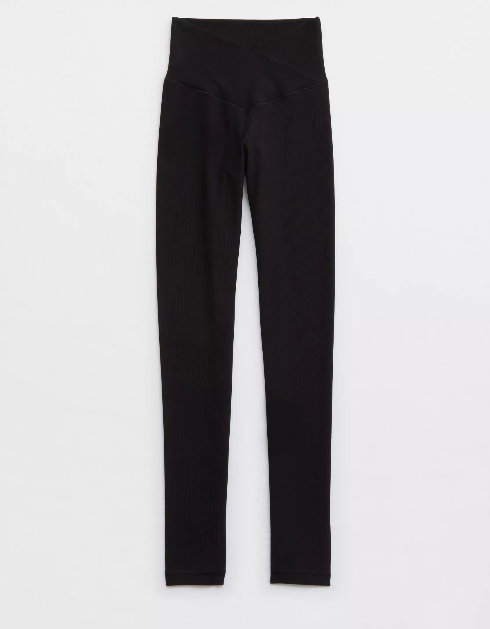 OFFLINE By Aerie Real Me Waffle High Waisted Crossover Legging | Aerie