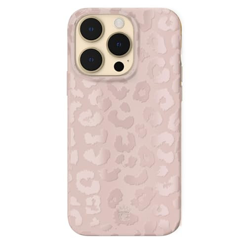 VELVET CAVIAR Leopard Cheetah Print Phone Case for iPhone 14 Pro for Women - Compatible with MagSafe - 10ft Drop Tested - Girly Cute Protective Designer Cover - Nude Neutral Beige Aesthetic | Amazon (US)