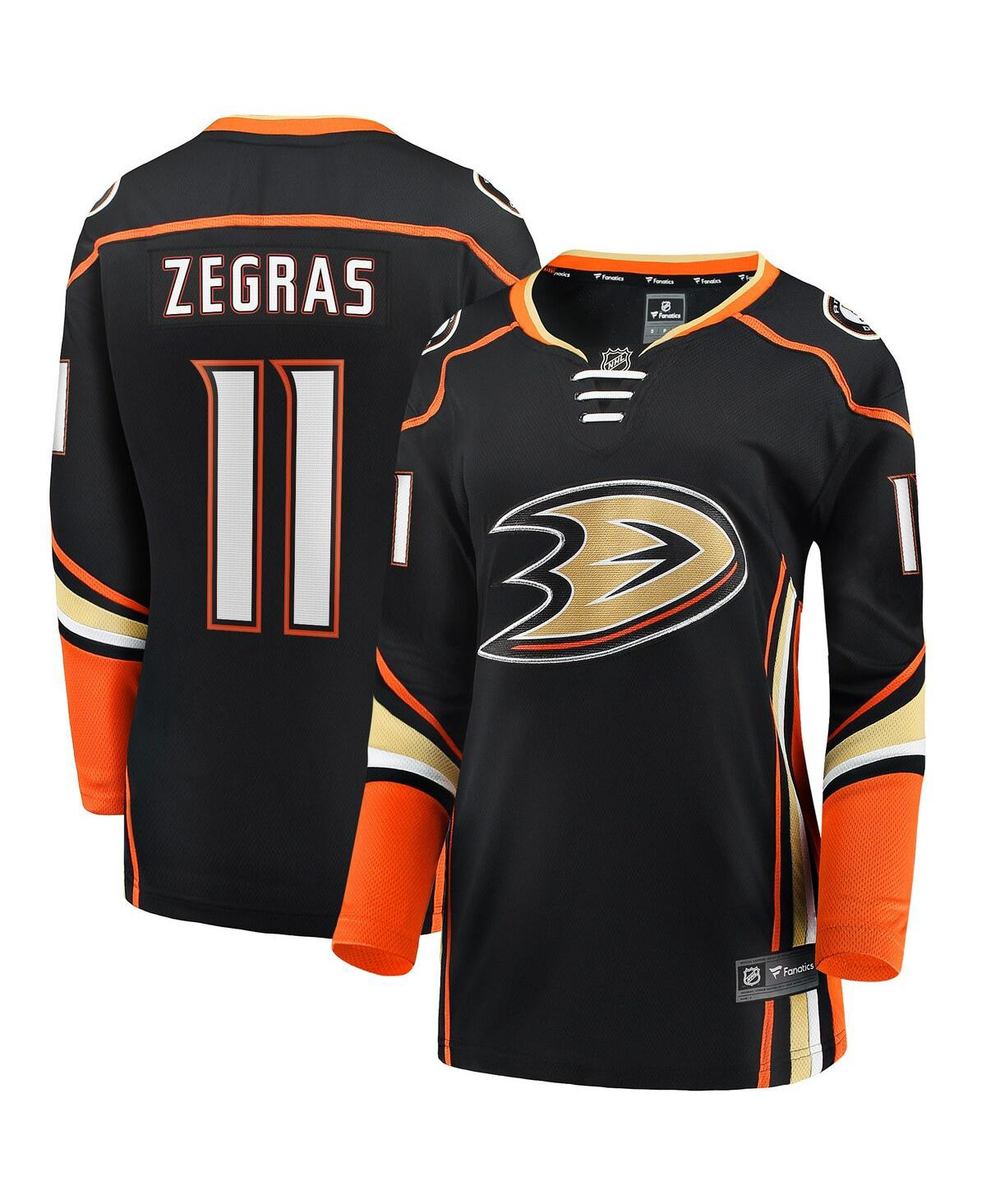 Women's Fanatics Trevor Zegras Black Anaheim Ducks Home Breakaway Player Jersey - Black | Macy's