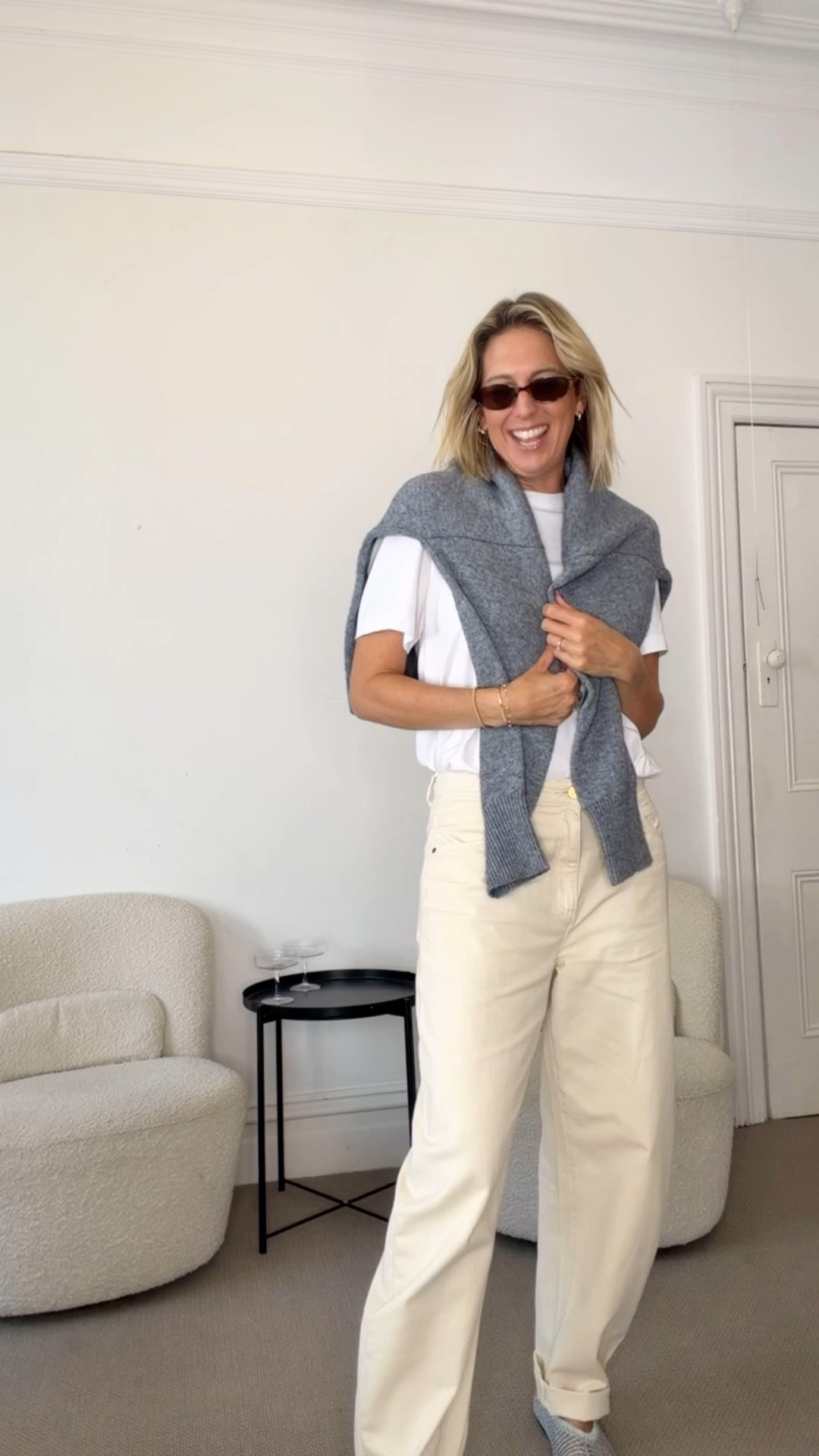 Styling lighter shades for Autumn (no black!). Loving these new butter 🧈 colour jeans, barrel leg shape and soooooo soft and comfy! 

#LTKstyletip #LTKautumn #LTKjeans