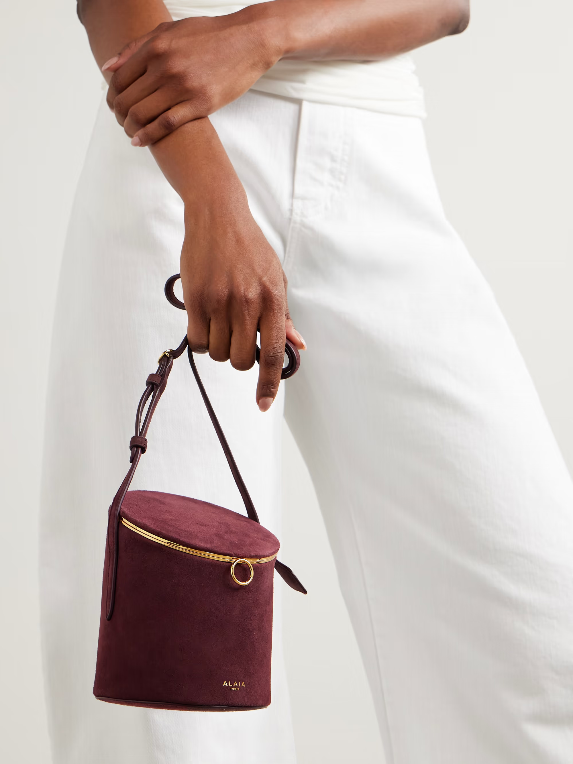 La Canette small suede shoulder bag | NET-A-PORTER (US)