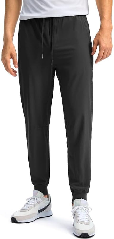Pudolla Mens Joggers with Zipper Pockets Lightweight Sweatpants Workout Athletic Pants for Gym Ru... | Amazon (US)