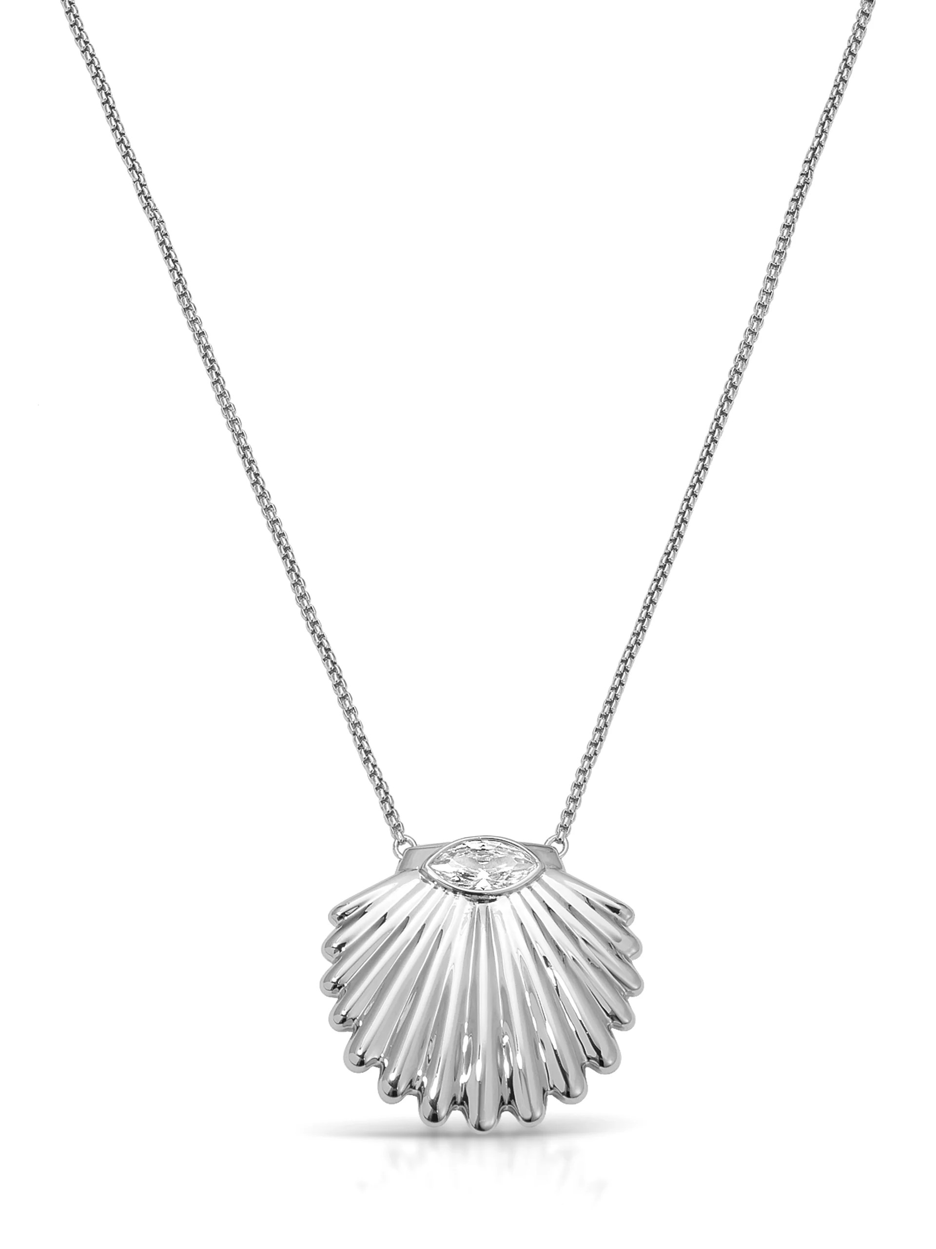 Scallop Crystal Necklace | Ettika