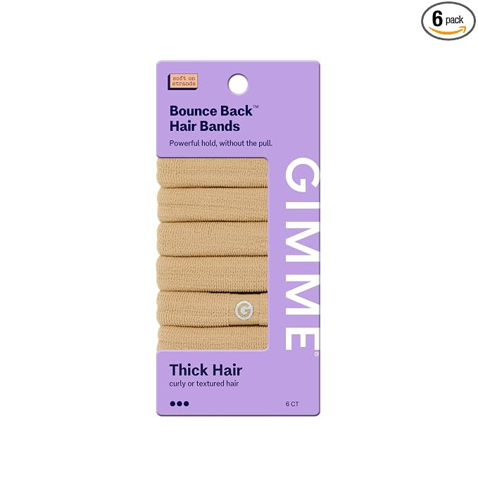 Gimme Beauty Thick Hair Extra Stretch Bands - Patent-Pending Design for Maximum Hold - Premium Ti... | Amazon (US)
