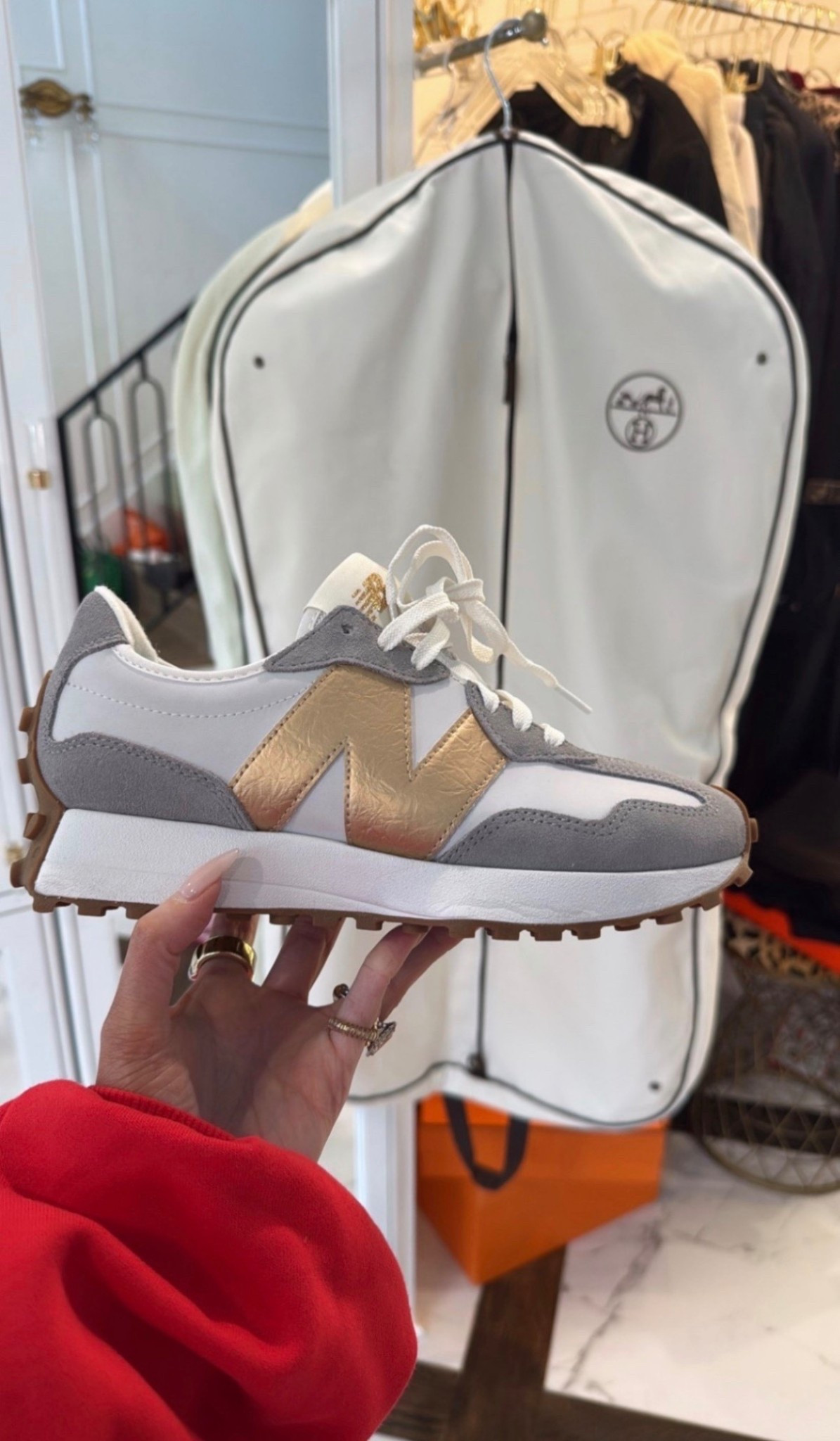 Restock Alert!!! These tennis shoes that you all sold out is back in stock! 

New Balance, Tennis Shoes, Sneakers, New Balance 327, Grey Sneakers, Gold Sneakers, Emily Ann Gemma

#LTKootd #LTKdayinmylife #LTKmomlife