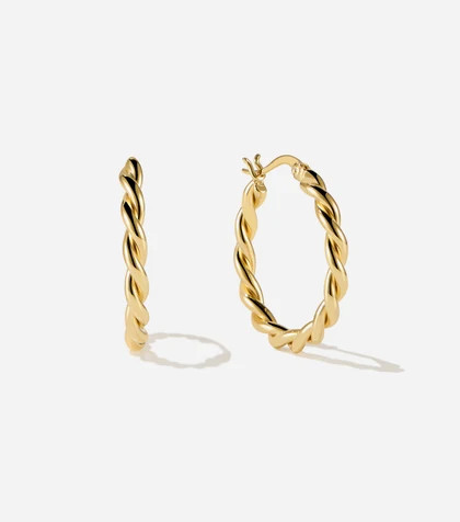 Tresses Large Hoops | BRUNA The Label DACH