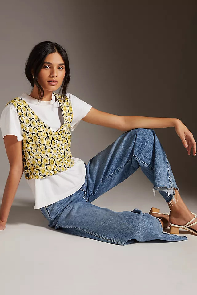 Maeve Button-Side Top | Anthropologie (US)